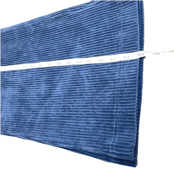 MADEWELL Corduroy Navy Blue Sleeveless Wide-Leg Jumpsuit Sz XS Cropped - Picture 9 of 9